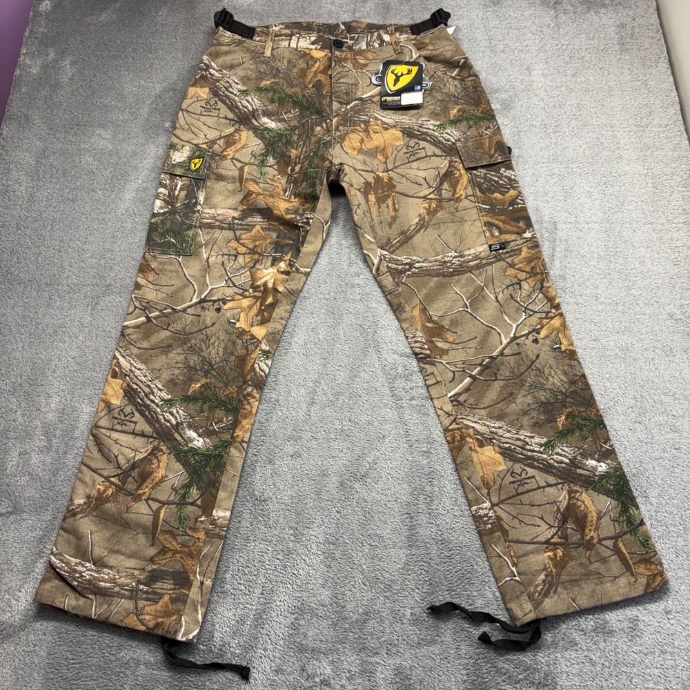 ScentBlocker Cargo Pants Men L Camo NEW Realtree Xtra S3 Scent Control CPXT 796